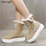 Bottom Side Chain Warm Comfortable Snow Boots for Women In 2024 Winter New Fashion Casual Casual Short Boots for