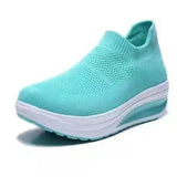 Breakj Spring And Summer New Ultra-Light Sole Flying Weave Breathable 43 Large Thick Sole Comfortable Single Shoe