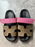 Breakj Uncle Drags Women Thick Bottom H Slippers 2025 New Magic Sticky Large-Size Fashion Women's
