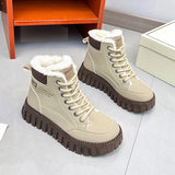Breakj Boots Women's Winter New High Help Warm Women's Boots Platform Comfortable And Light Inside The Velvet Women's Shoes