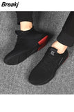 new men Sneakers Breathable lace-up High Quality Comfortable Non-slip Soft Mesh flat Casual