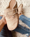 Breakj Single-Shoe Women 2023 Spring And Autumn New Leopard Half-Shoe Single Shoes Lazy Shoes Bean
