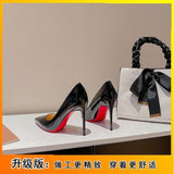 Breakj High Heels Women 2025 New Pointed Light Mouth Fine Heel Single Shoes Elegant Buckle With Hollow