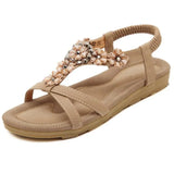 New Bohemian Style 2018 Summer Women Shoes Fashion Womens Sandals Flat Heel Brand Beach Summer Shoes Ladies