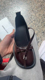 Breakj Wind Thick Sole Small Leather Shoes French Retro Mary Treasure Shoes Single Shoes 2025 Autumn Round Head JK Lefu