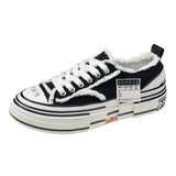 Breakj Wu Jianhao Co-Smoored Red Canvas Shoes Thick Soles Low-Top Beggar Shoes New Women's Shoes In