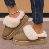 Snow Boots Wear The New Korean Winter 2024 Thick-Soled Velvet And Warm Indoor Cotton