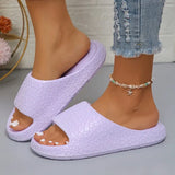 Women's Platform Cloud Slippers Eva Soft Sole Pillow Slides Woman Non Slip Bathroom Home Slippers Women Summer Beach Flip