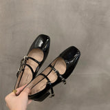 Women's Shoes 2023 New Summer French Night Black Spring And Autumn Single