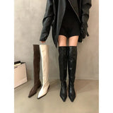 Women's Shoes 2024 New Autumn And Winter Pointed Thin Knight