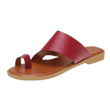 Breakj Summer Cool Slippers Women's Large-Size Coated Toes Wearing Casual Beach