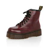 Breakj New Women's Boots Martin Boots High-Quality Autumn And Winter Pine Cake Thick-Bottomed Punk Women's Short Boots Fashion Women's