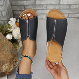 Breakj New Slope And Slippers Women Thick Bottom Lady Cool Drag Leisure Lightweight