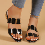 Breakj Women Wear 2025 New Fairy Wind And Fashion Large-Size Cool Slippers High Heels Women's Shoes In The