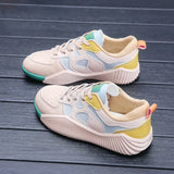 Breakj White Shoes Women 2025 Spring New Korean Version Of Fashion Shoes Spring And Autumn Comfortable Thick Bottom Light Soft