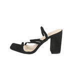 Breakj Roman Fairy Wind High Heels Commuting Wind Anti-Slip Net Red Cross Sexy Buckle Tape