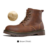 Martin Men's Boots Mid-cut Tooling British Work Cow Suede Shoes Boot Classic Casual Vintage Leather Short