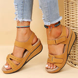 Heeled Sandals Women Summer 2023 Casual Open Toe Platform Gladiator Sandals Woman Plus Size 43 Non Slip Beach Shoes