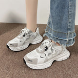 Breakj Old Dad Shoes Women 2025 Spring And Summer New Mesh Breathable Thick Background Anti-Slip Light Student Running