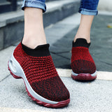 Breakj Explosion Women's Shoes Air Cushion Flying Sneakers Shoes Shoes Fashion Rocking Shoes Casual Shoes Socks