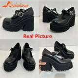 Platform Mary Janes Pumps 2023 Brand New Spring Summer T-strap Stylish Walking Comfy Pumps Sandal Women Footwear