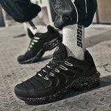 Breakj New Air Cushion Cushion Rebounding Running Shoes Men's Mesh Breathable Wear-Resistant Sneakers Men's Running
