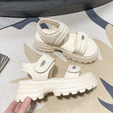 Breakj Summer New Women's Thick-Soled Magic Sticky Fashion Casual Beach