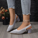 Breakj Weaving High Heels 2025 Autumn New Size Women's Shoes Temperament Fashion