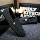 and Summer Men's Loafers Large Size Light and Comfortable Flat Shoes Men's Breathable Non-slip Soft Casual Canvas