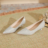 Autumn New Soft Leather Head Not Tired Single Shoe Fine Heel Temperament Shallow Versatile High-Heeled Shoes Work