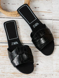 Breakj Large Code 2025 Summer New Women's Slippers Cross-Bottomed Cool And