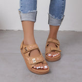 Breakj Thick-Bottomed Magic Sandals Women's Small Fragrant Pine Pastry Bottom One-Character Beach