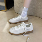 Breakj Casual Frosted Shoes Spring And Autumn Women's New Sports Retro Single Shoes Student Board Shoes Training Shoes Women's