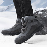 Breakj Hiking Large Snow Boots Men Plus Thick Sneakers Waterproof Cold To Keep Warm High-Tight Cotton Boots