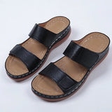 Summer Plus Size Platform Slippers Women 2022 Casual Open Toe Wedges Sandals Women Thick Sole Slides Zapatillas