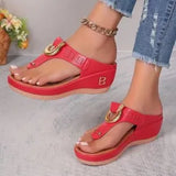 Breakj Women's Shoes 2025 Summer New Beach Clip Slope And Cool Slippers Women's Women's