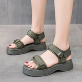 Open Toe Flats Platform Sport Women Sandals Shoes Summer Designer Casual Walking Shoes Slippers Fad Beach Zapatos