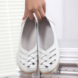 Leather Women's Shoes Flats Loafers ladies shoes Slip On Women's Loafers Femme Moccasins Female Ballet tenis