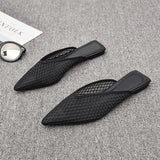Breakj 2024 New Net Red Pointed Flat Sandals Ins Lazy Man Half Drag Fairy Wind Baotou Muller Women's
