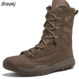 Quality Men's Military Boot Non-slip Durable Combat Boots Outdoor Army Boot Male Platform Shoes Safety Tactical Ankle