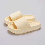 Women's Thick Platform Cloud Slippers Summer Beach EVA Soft Sole Pillow Slides Flip Flops Woman Non Slip Bathroom Home