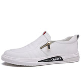 Men Shoes Genuine Leather Loafers Men's Moccasins Shoes Slip-on Soft Flats Footwear Lightweight Driving Shoes Walking