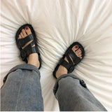New Summer Women Slipper Casual Beach Open Toe Outside Platform Flat with Non-slip Slide