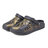 Breakj Men's Hole Shoes Trend Outdoor Wearing Slippers Personality Double-Use Cool Drag Home Comfortable Summer Baotou Beach