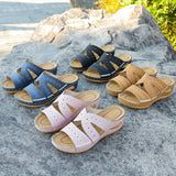 Heel Slippers Women's Shoes 2023 Spring And Summer New Fish Mouth Thick Soles Large Size Hollowed-Out Sandals Popular
