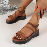 Style Platform Sandals Women's Summer 2023 New Flat Women's Shoes Platform Platform Casual Women's