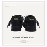 Breakj Shoes Niche Design Shoes With Small Black Shoes Bread Shoes Street Trend Men's And Women's Same Couple Shoes Men's Shoes Men's