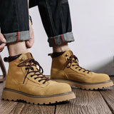 Breakj Wind Martin Boots Overalls Fashion Shoes 2023 New Autumn And Winter Platform Overalls Rhubarb Boots