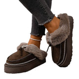Breakj And Cotton Slippers Ladies Winter Plus Thick Bottoms Anti-Slip Wear Warm And Thick Snow Boots 2025
