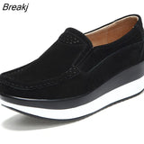 Fashion Leather Soft Bottom Tassel Women's Single Shoes Spring and Summer Thick Bottom Wedge Heel Women Hollow Light